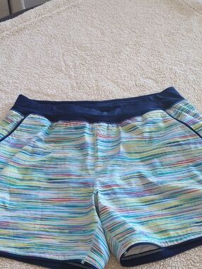 Lands' End Navy Blue Swimwear with White‎ Logo